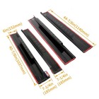 Ecotric Rocker Panel Guard Armor For 1999-2006 Chevy Silverado Gmc Sierra