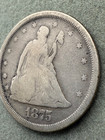 1875 S 20c Seated Liberty Twenty Cent Piece G