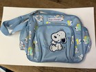 Vintage 1990s Baby Snoopy Diaper Bag Peanuts One Two Three Blue Ad Sutton   Sons