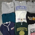 Nike Reebok Nautica L xl Graphic Apparel Lot 20  Vintage Retro Sweaters College