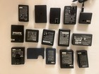 Large Lot Of 15 Digital Camera Charger Chargers Canon Sony Panasonic Nikon Kodak