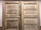 Antique French Double Doors  50 5x88  Raised Panel Doors european Doors A579
