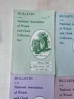 Lot Of 6  Bulletin National Association Watch   Clock Collectors 1984  228-233