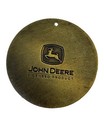 John Deere 2004 Metal Christmas Ornament  Original Agriculture Advertising