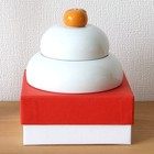 Kagami Mochi Ceramic Ornament Japanese New Year Decor Plate Bowl Dish Japan