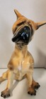 Vintage A Breed Apart   Large  Boxer Large Figurine Mint Htf Ceramic Not Resin
