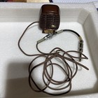 Vintage Shure Cr-80d Microphone 1950s Brown  Tested And Works As It Should 