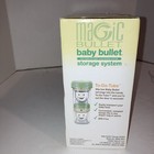 Baby Bullet Replacement Food Cups Storage System 8 Piece Set - New