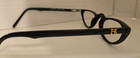 Nos Emmanuelle Khanh Paris Ek 520 Cs16 Black Acetate With Crystals Trim Vintage