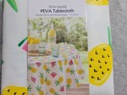Mainstays Pineapple   Watermelon Fruit Peva Vinyl Tablecloth Round 70  Diameter