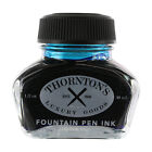 Thornton s Luxury Goods Fountain Pen Ink Bottle  30ml - Daphne Blue