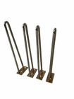 Hairpin Legs Set 4 Mid Century Modern Retro Mcm Metal Furniture Table Stool Legs