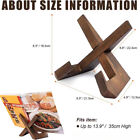 Plate Stand  6 5 Inch Bowl Stands For Display  Wooden Easel Frame Holder