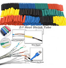 560pcs Heat Shrink Tubing Insulation Shrinkable Tube 2 1 Wire Cable Sleeve W Box