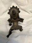 Antique Vintage Bronze Brass Miniature Baby Bala Krishna Deity Figure Statue