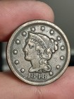 1848 Braided Hair Large Cent  1