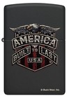 Zippo Buck Wear Eagle Design Black Matte Windproof Pocket Lighter  46158
