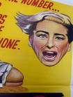 I Saw What You Did 1965 Original 13x30 Insert Movie Poster Joan Crawford Castle