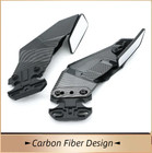 Carbon Fiber Wind Wing Rearview Side Mirrors For Cbr600rr Cbr1000rr 929rr 954rr