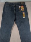 Nwt Wrangler 5 Star Relaxed Fit Jeans Men s 44x32 Premium Denim 100  Cotton New
