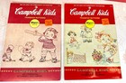 Vintage Lot Of 5 Uncut Vogart Campbell Soup Kids Embroidery Transfer Patterns