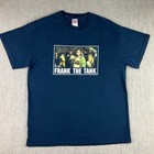 Vintage Old School Movie Promo Tee Frank The Tank T-shirt Mens Large Navyblue