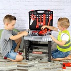 Toyvelt Kids Tool Bench Set With Drill 68pcs Pretend Play Construction Workshop
