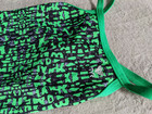 Tyr One Piece Swimsuit Girls Youth 22 Green Black Grey Gray Swim Suit