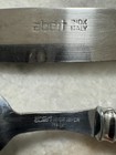 Vtg Abert Italy Inox 18 cr Stainless Blue Plastic Handle Cutlery 9pc Set