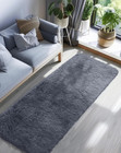 Runner Rug For Hallway  2x6 Upgrade Non-slip Fluffy Soft Bedside Rugs  Bedroom L