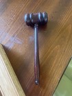 Super Keen Vintage Wood Gavel  Judge  Auctioneer 10  Scroll Work