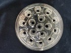 Vintage Clear Glass Flower Frog Floral Arrangements 5  16 Hole