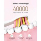 Fairywill Sonic Electric Toothbrush Usb Rechargeable 6 Brush Heads 5 Modes Timer