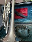 J w  York   Sons    new Model Monarch    Cornet     C  1908 - Case  Mouthpiece  Silver