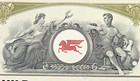 Fairchild Engine   Airplane - 1936 Stock Certificate - Red Pegasus Logo