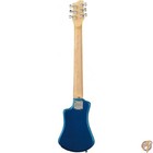 Hofner Hct-sh-bl-o Shorty Travel Electric Guitar Blue Used With Gig Bag
