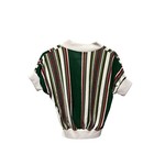 Vintage 1970s Penny Lou Of California Striped Knit V-neck Top