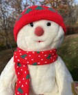 Rare Original Ty Beanie Buddy Snowboy Snowman Christmas Plush Vintage 1999 Nwt