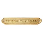 Beware Of The Dog Solid Brass Sign Embossed Letters Screws Included 8 1 2 