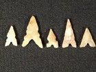 Lot Of Five  Ancient Tidikelt Arrowheads 2 96