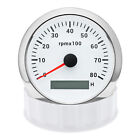 6 Gauge Set 85mm Gps Speedometer 120mph Tacho fuel oil temp volt With Sensor 