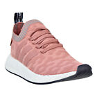 Adidas Originals Nmd_r2 Primeknit Women s Shoes Raw Pink-grey Three By8782