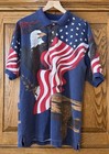 Cotton Traders Sport Polo  Usa Patriotic Tariff Free  Sz Xl  Not Made In Usa
