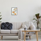 Stupell Lush Orange Tree Flower Blossoms Painting Framed Wall Art - Green