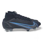 Nike Mercurial Superfly 8 Elite Fg Soccer Cleats Men s Sizes Black blue Nwb
