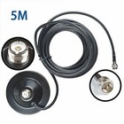 New So239 Mount Magnetic Base For Car Bus Taxi Mobile Radio Antenna W  5m Cable