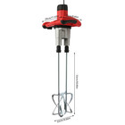 2800w Paint And Mortar Stirrer 2-gear Concrete Stirrer Hand Mixer 6 Speeds