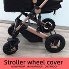 2-unit Pram Wheel Case Protectors Enhances Stability Dustproof Protective Sleeve