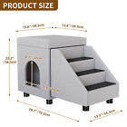 Foldable Pet Stairs Steps Ramp Ladder For Small Dogs And Cats W  Storage   Condo