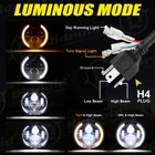 7  Inch Led Headlight  4 5  Passing Lights For Yamaha Royal Star Venture Xvz1300